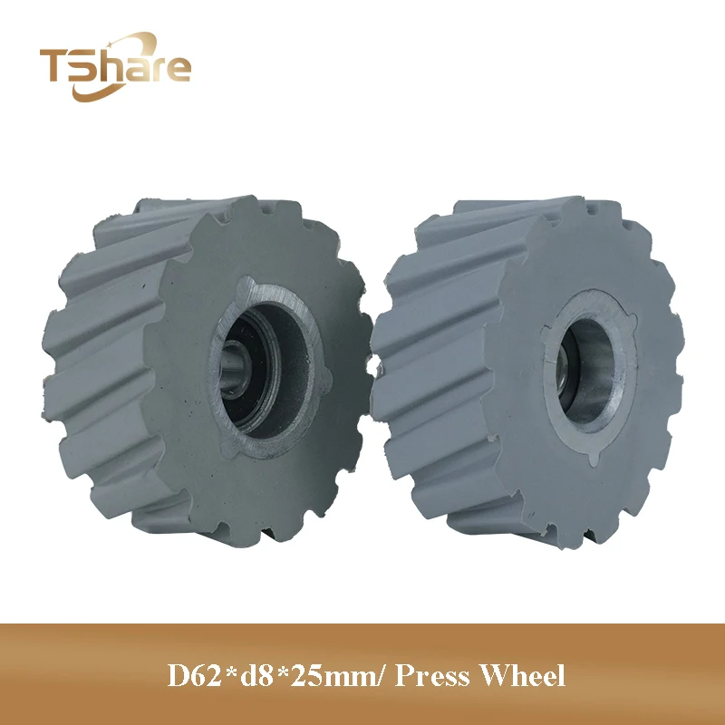 10 قطعة جودة عالية PSW018- 62*8*25 مللي متر اليسار/اليمين دوران نقل الأسطوانة الصحافة عجلة لآلة ربط الحواف #1