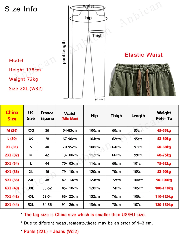 Men\'s Jogger Cargo Pants Big Size 8XL 7XL 6XL Streetwear Washed Cotton Multi-Pockets Casual Baggy Pants Male Taper Trousers