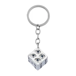 Jujutsu This Kaisen Dice Keychain Popular Anime Character Peripheral Fashion Dice Eyes Pendant Jewelry Comic-Con Gifts Woman Man