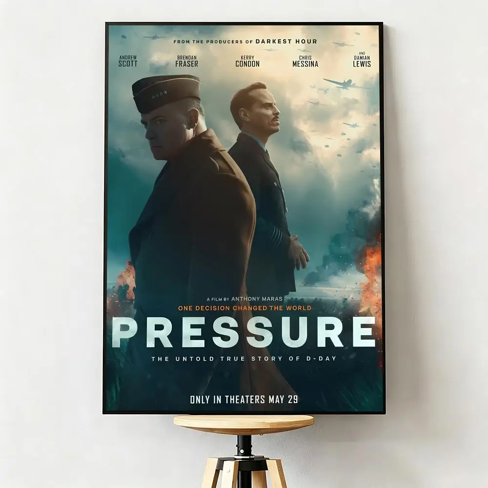 Tense Game P-Pressure Poster Wall Sticker Poster for Living Room Bedroom Decor Gift Lightweight Self‑Adhesive PP Material