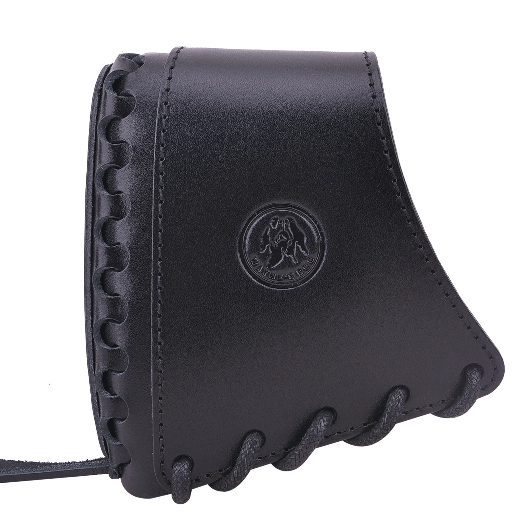 Imagem -03 - Wayne Dog-full Grain Leather Rifle e Shotgun Recoil Pad Capa de Caça Extensões Cheek Pad Marrom e Preto Novo