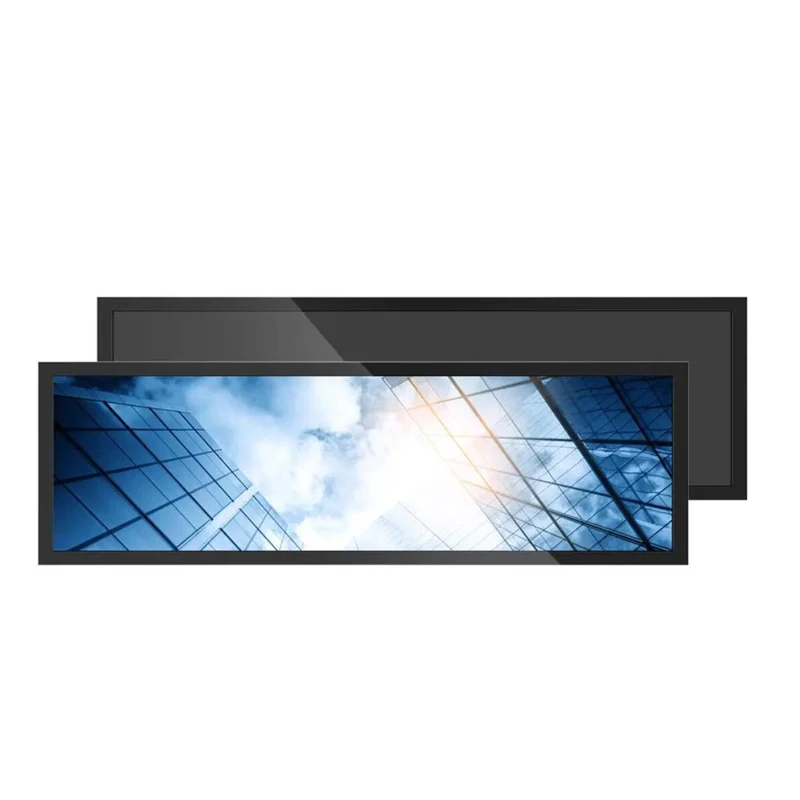 Customized 16.5-75 Inch Full HD Stretched Bar LED Long Digital Signage Displays Horizontal Advertising Equipment