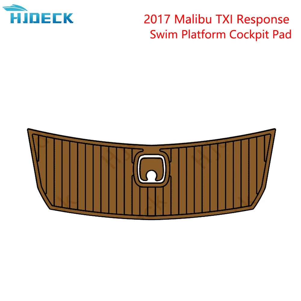 

Hjdeck Yacht Sheet Pad Customizable Compatible With 2017 Malibu TXI Response Swim Platform Cockpit Boat Accessories EVA Mat