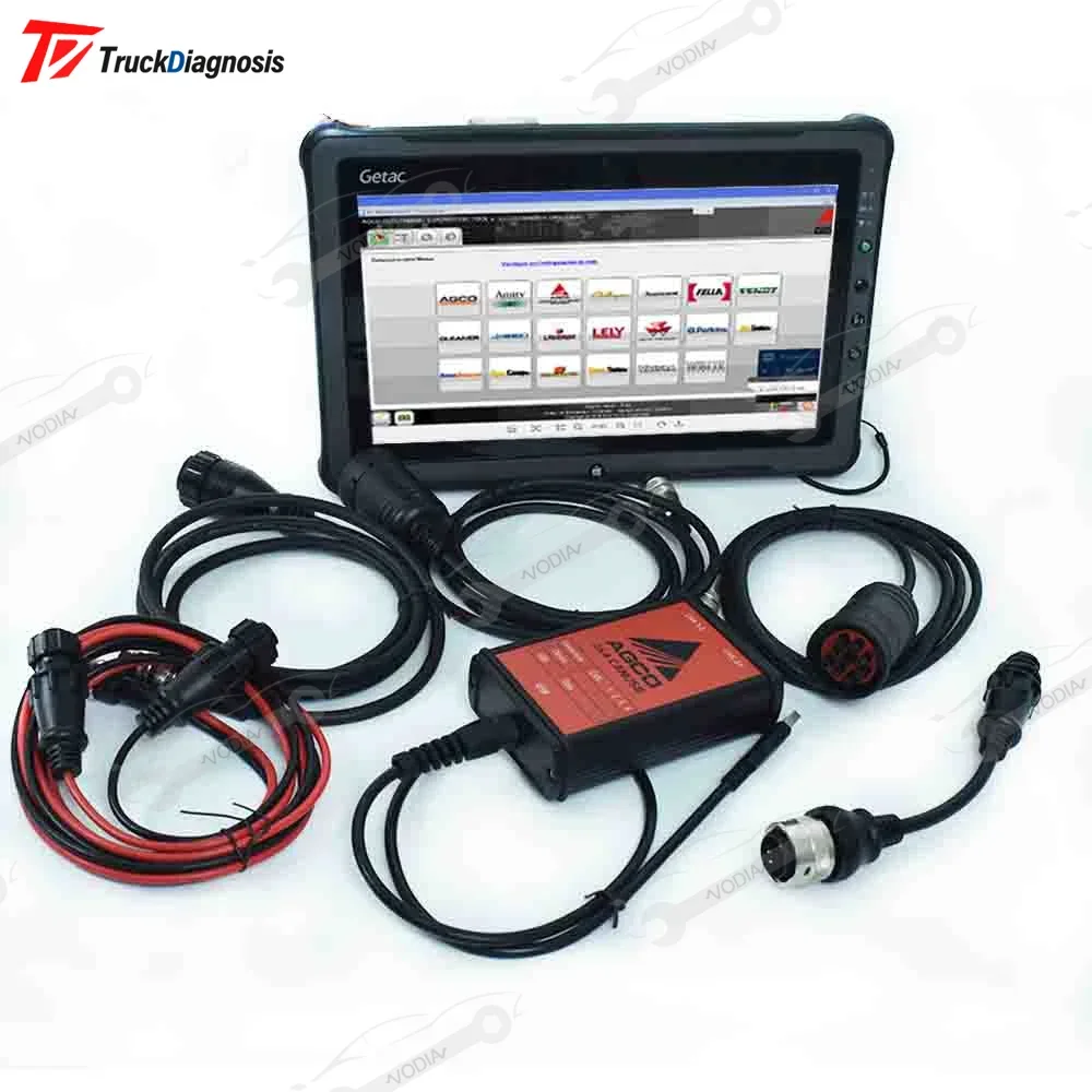 

Agricultural Electronic Diagnostic Tool EDT For AGCO DIAGNOSTIC KIT (CANBOX)+F110Tablet FENDT FenDias Massey diagnostic