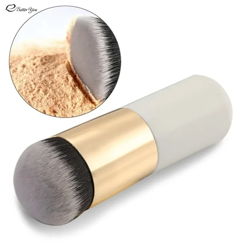 1 PC Small Fat Pier Makeup Brush Soft Portable Foundation BB Cream Brush Cosmetic Tool Professional Facial Maquiagem Tools