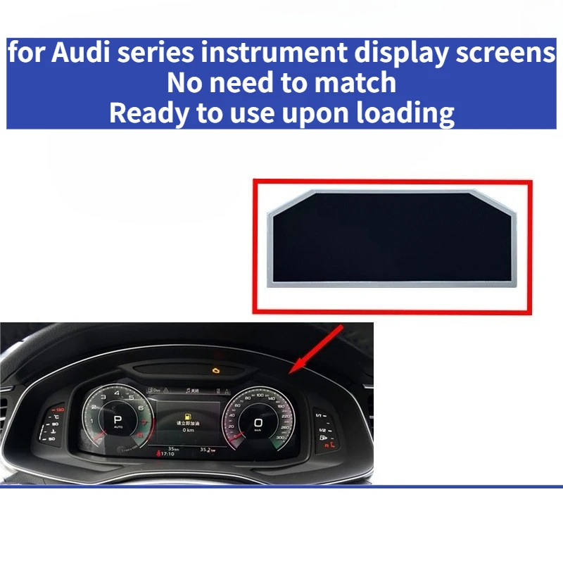 

1pcs for Audi A4 A5 A7 Full LCD Instrument Screen Q5 Q7 Instrument Panel LCD Display Screen Odometer Car Accessories