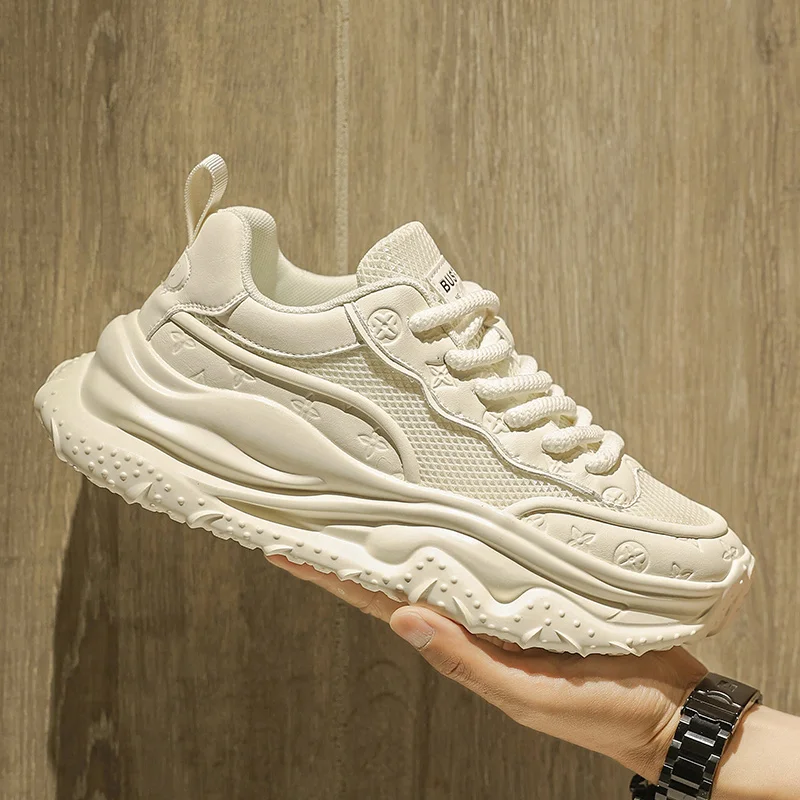 

High quality Men Sneakers Mesh Casual Shoes Breathable Clunky Sneaker Soft Soled Outdoors Running Sports Shoes Zapatillas Hombre
