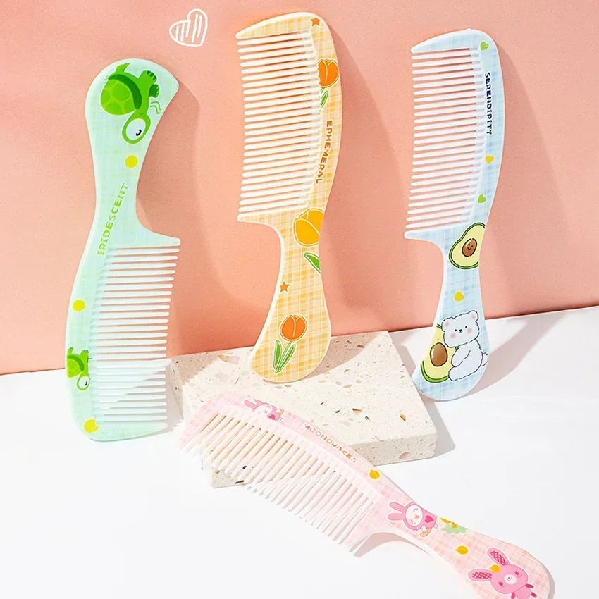 Baby Portable Untangling Hair Brush Health Care Tools Combs Kids Cute Rabbit Bear Children Hairbrush Comb for Girls Accessories