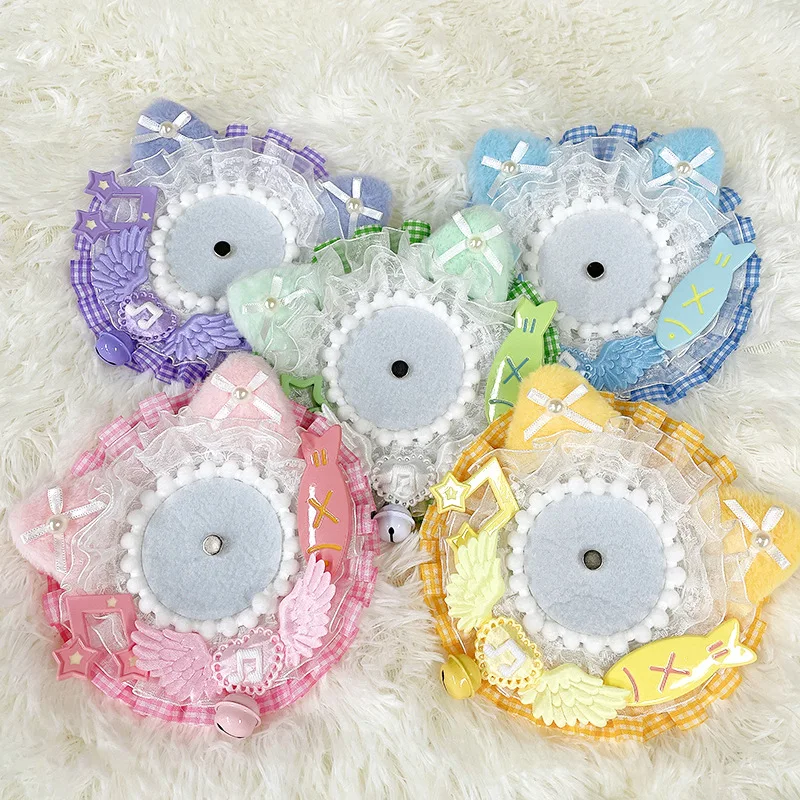 Cute cat fish bar holder 55-75mm Gumei badge DIY accessory pain pack filling material