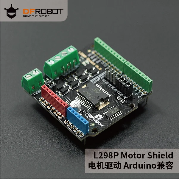 DFRobot L298 arduino Control Board Expansion Board 2A High Current Dual DC Motor Drive