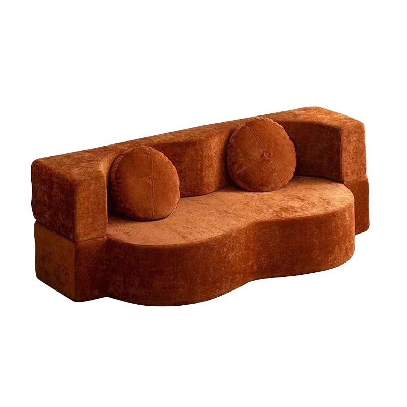 

Neu simple style small apartment living room can be folded square linen fabric