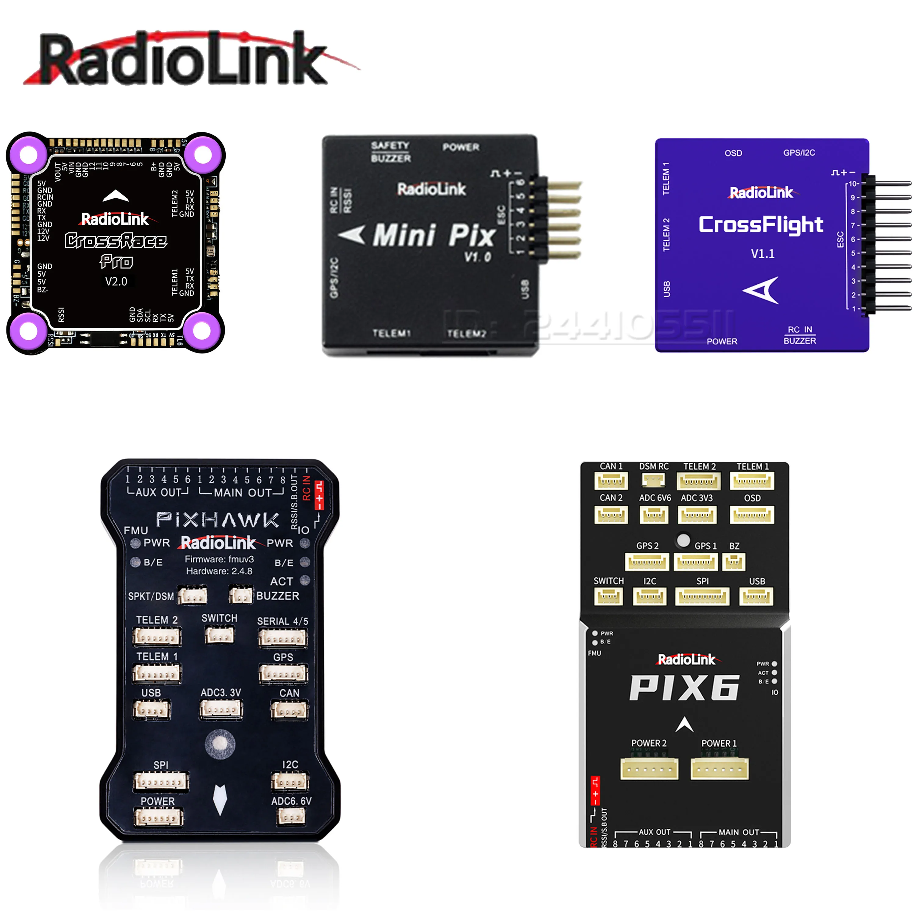 

RadioLink PIXHAWK CrossRace Pro Mini Pix PIX6 CrossFlight FC Контроллер полета для самолета Дрон Мультироторный автомобиль Лодка с фиксированным крылом