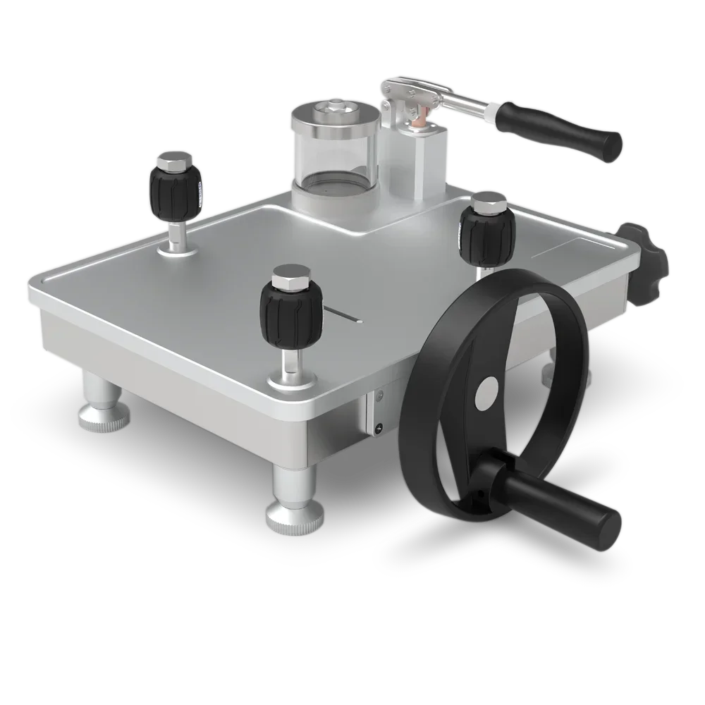 HSIN611 Hydraulic Water Pressure Calibrator Desktop 700bar High Pressure Calibration Pump Dial Gauge Manometer