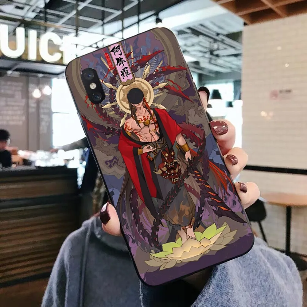 Funda de teléfono Onmyoji de dibujos animados para Xiaomi Mi 5X 8 9 10 11 12 Lite Pro 10T PocoX3pro PocoM3 Note 10 Pro Lite