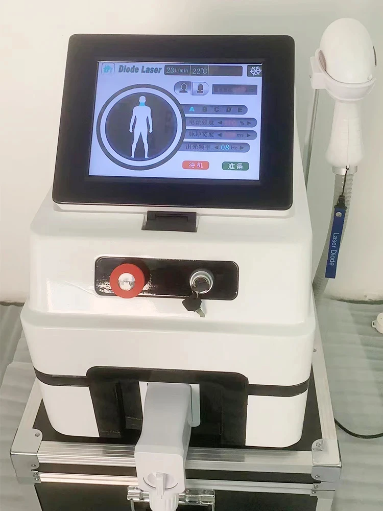 

Аппарат для удаления волос диодным лазером 808 нм, нм, 3 длины волны