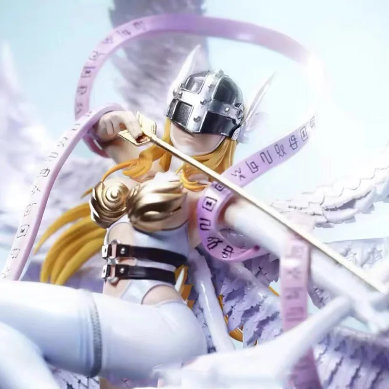 

Digimon Adventure Angewomon Figure - Archery Themed Anime Figurine Doll Statue Model Customized Collectible Toy Gift