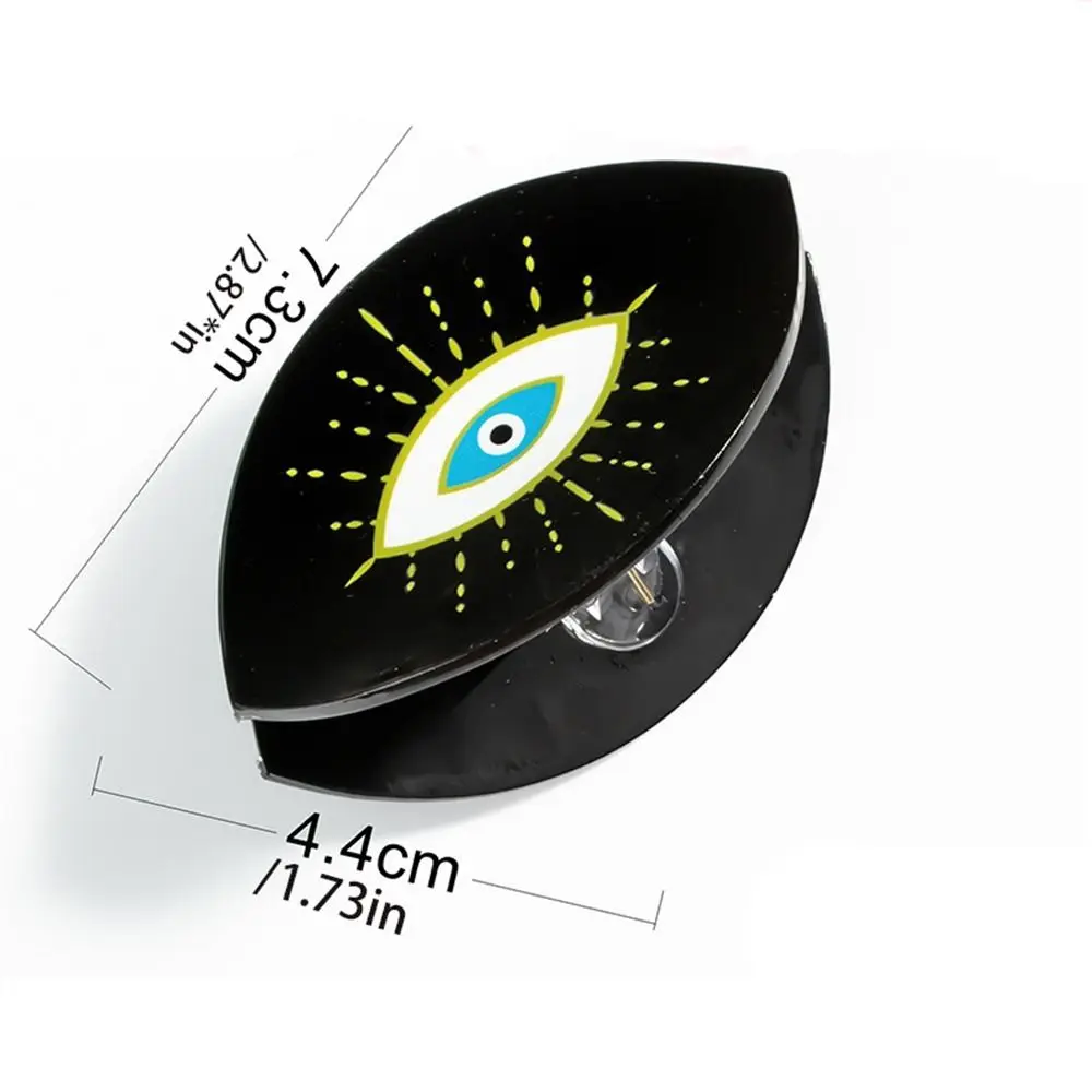 PVCブルーデーモンアイヘアクロウ韓国風ポニーテールホルダーブルーデビルズアイシャーククリップヘアピンヘアアクセサリーヘアクリップ女性用