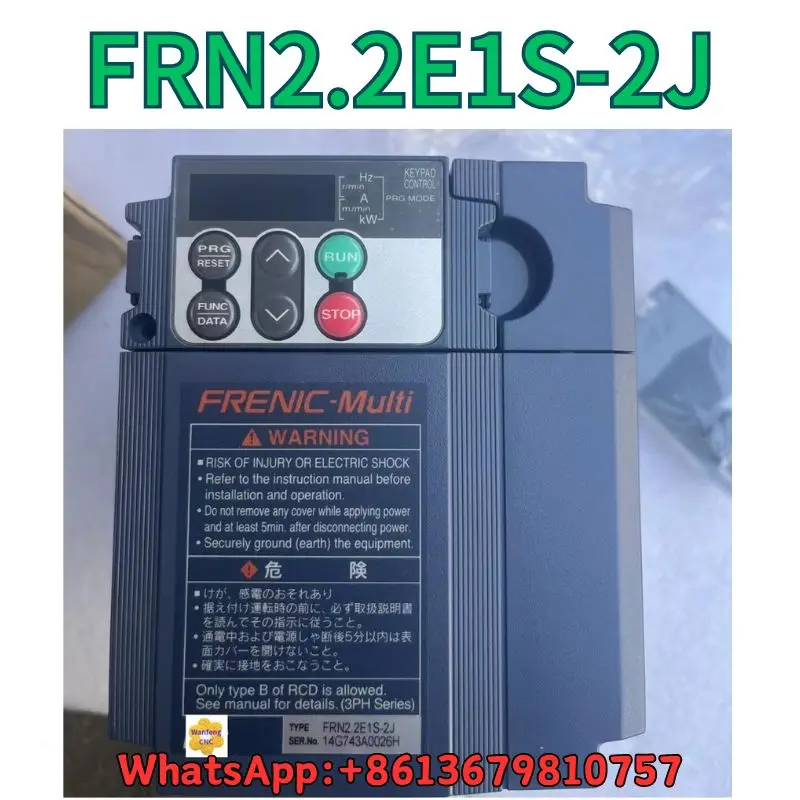 

Used Frequency converter FRN2.2E1S-2J 2.2KW test OK Fast Shipping