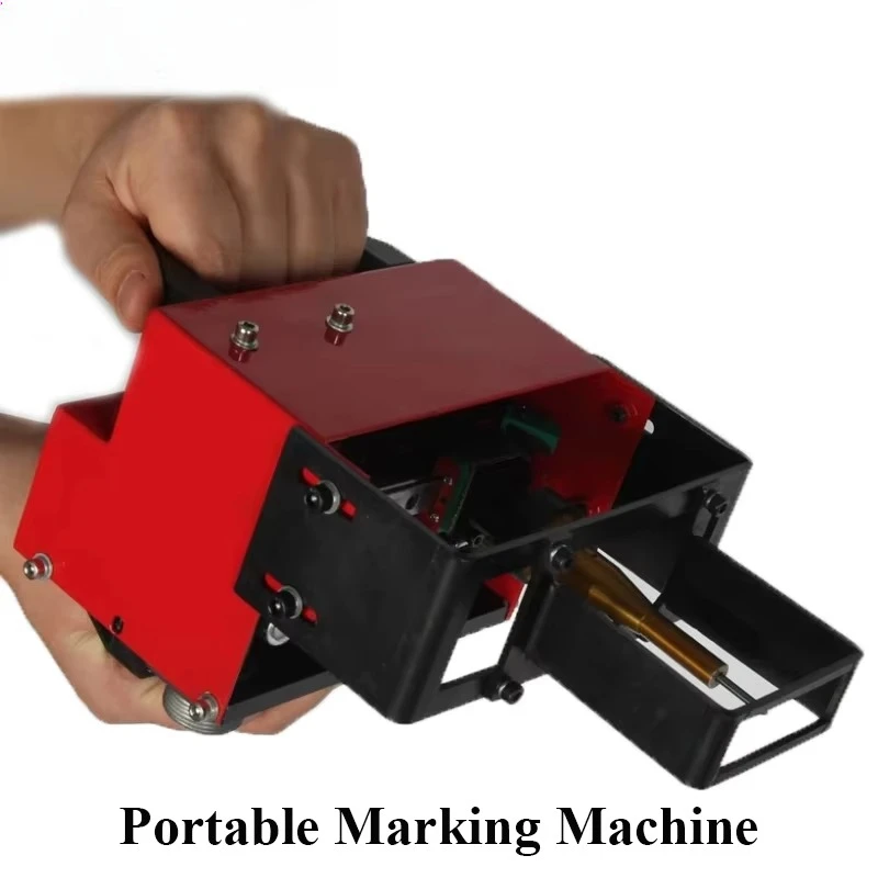 آلة وضع علامات النقاط الهوائية المحمولة علامة يدوية معدنية تاريخ الصحافة الهيكل آلة الحفر الرقمية آلة كاتبة #6