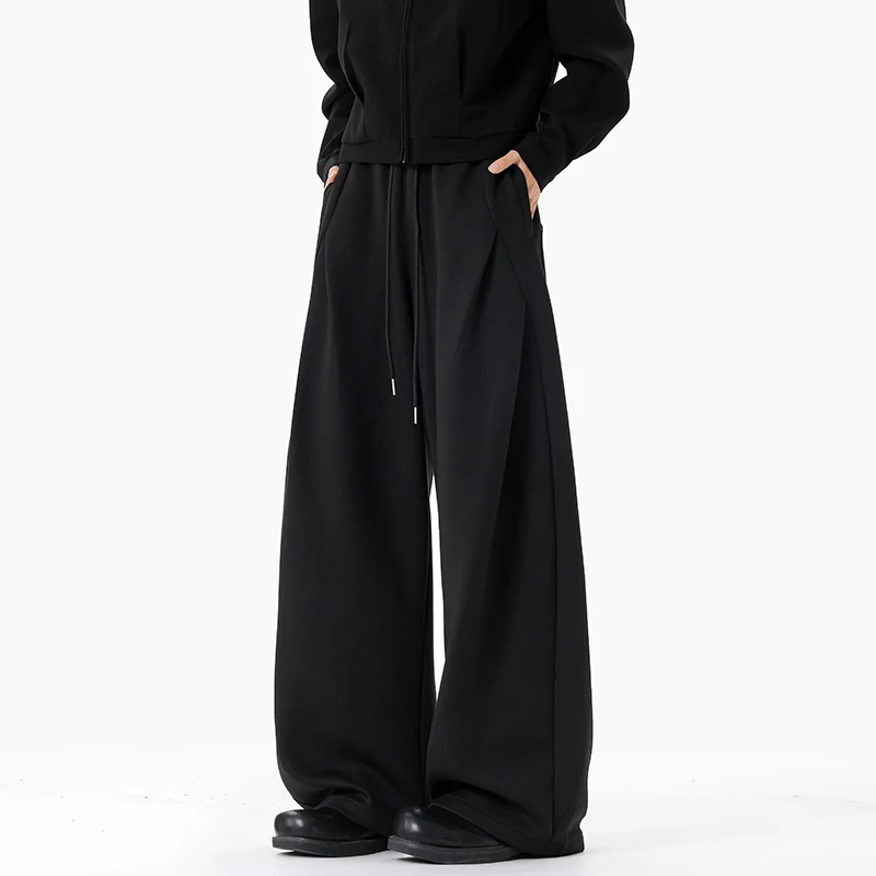 

Брюки Cleanfit American Sle Casual для мужчин и женщин: новые свободные прямые брюки с широкими штанинами, струящиеся, комфортные, для создания молодежного образа