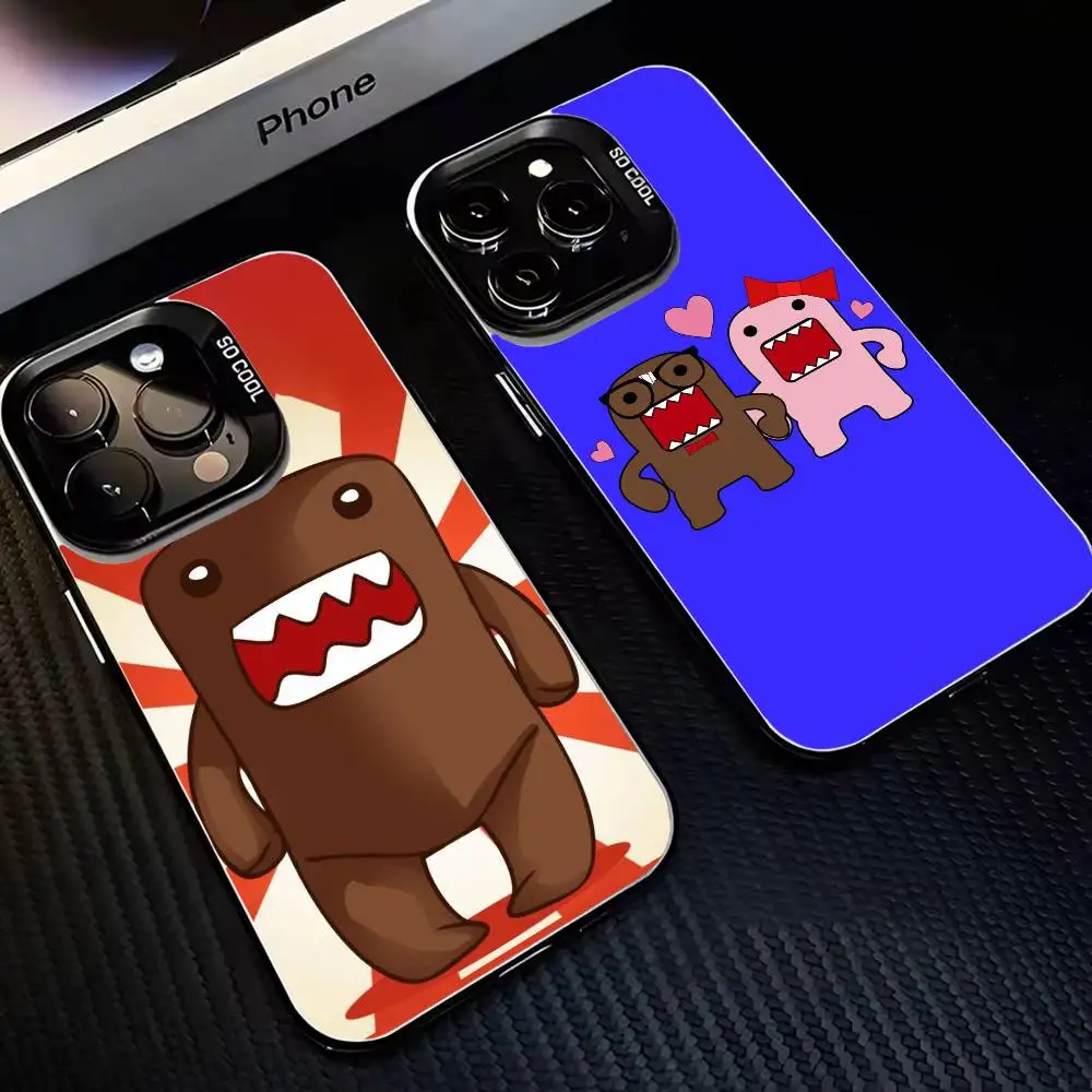 

Cute D-Domo-kun Phone Case For iPhone17,16,15,14,13,12,11 Plus,Pro Max Black Matte Shockproof Cover