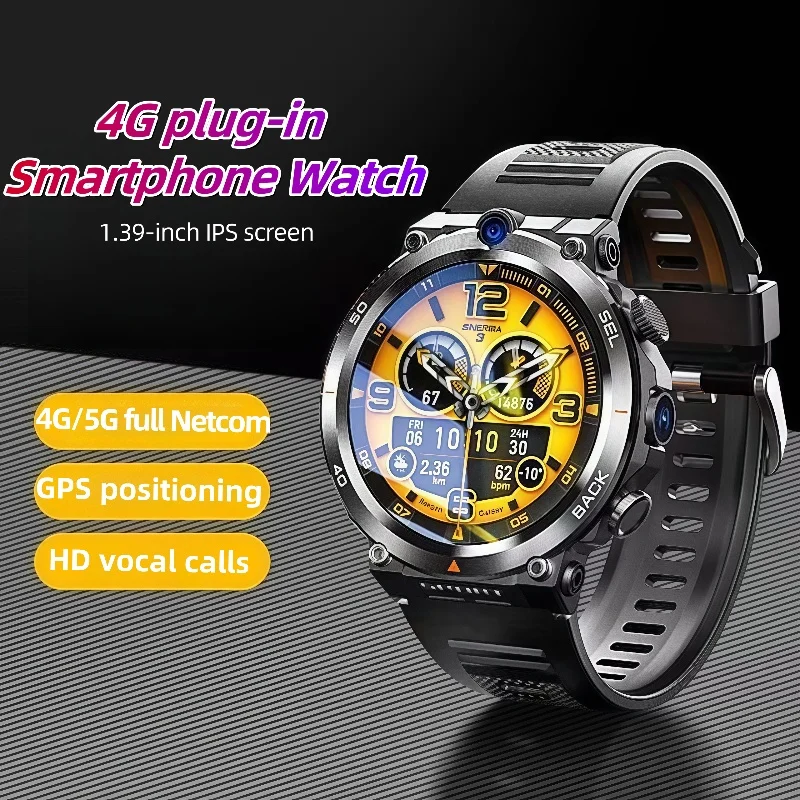 

H10 Smart Watch4GNet Global WIFI with Multifunctional Sports Round Screen Smartwatch NFC Positioning for Fitness Tracker