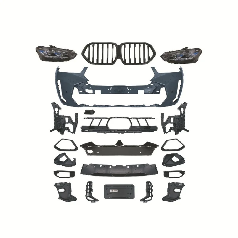 

Suitable for BMW X6 Old to New Body Kit G06 Early to Late 23 Model M-Tech Front Bumper Assembly Headlight Body Kit