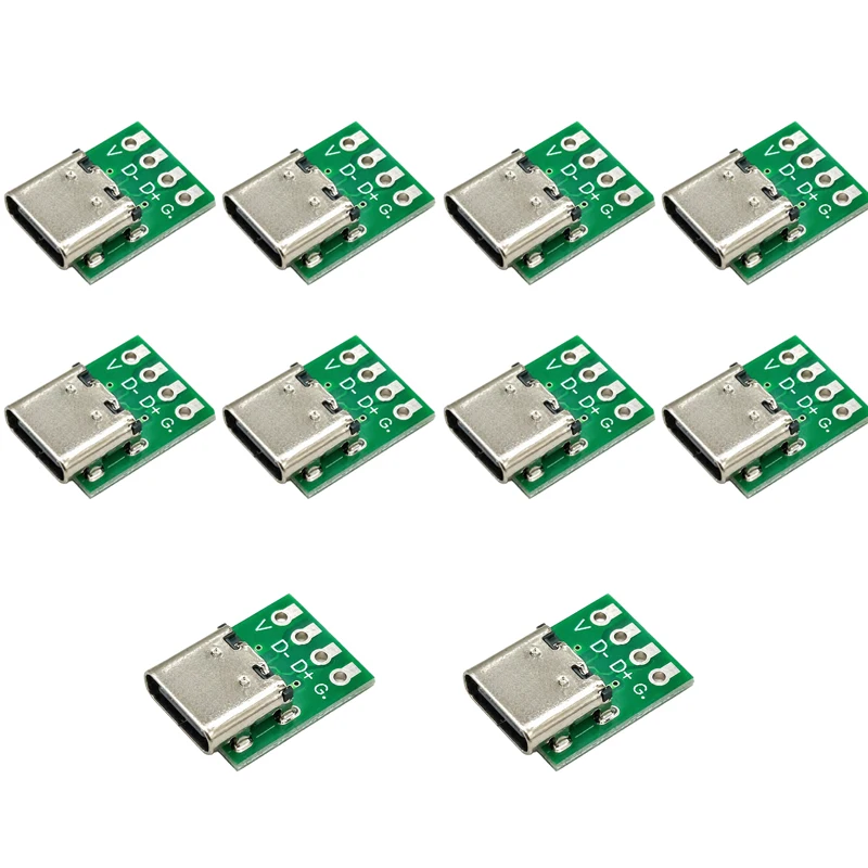 USB 3.1 Test Board For Data Line Wire Cable 16 Pin Test Type C Connector Transfer Socket Accessories For Cable Adapter Testing