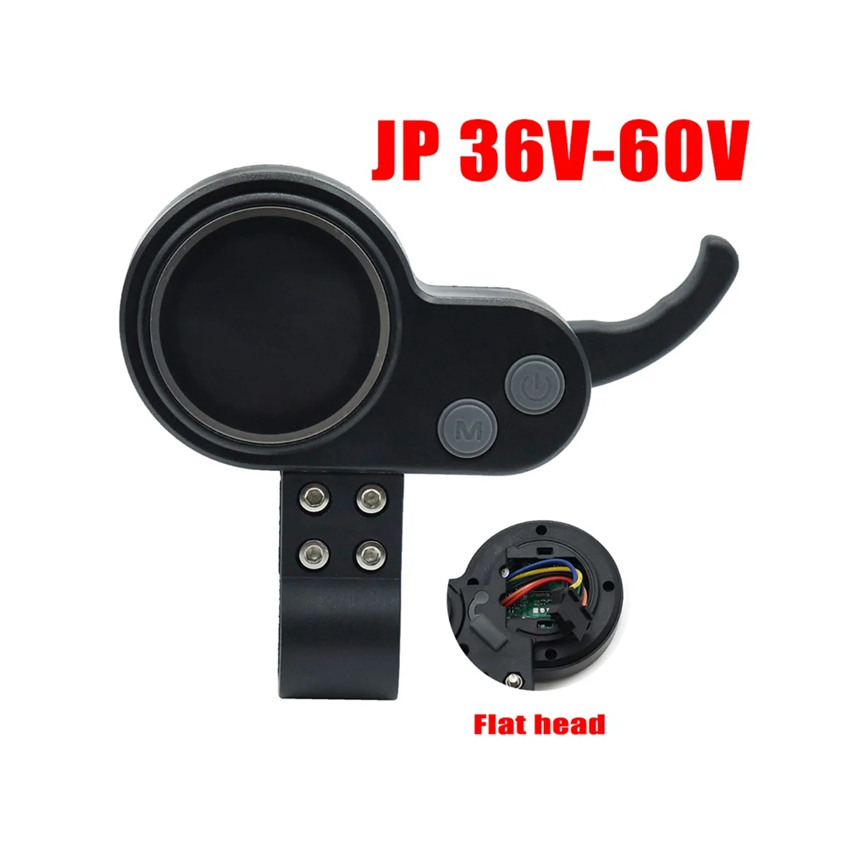 For JP Display 36V-60V Motor Brushless Controller LCD Display Panel Thumb Throttle for FLJ T11 T113 Electric Scooter,B