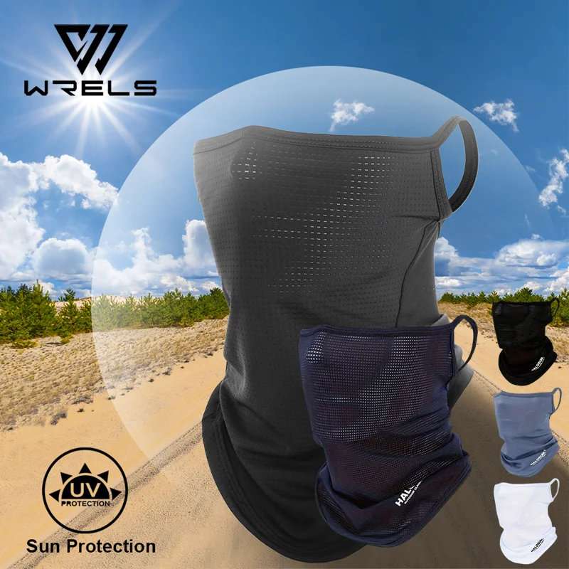 Vollgesichtsmaske Balaclava Atmungsaktiver Sonnenschutz UV-Schutz Sommer Eisseide Sonnenschutz Fahrradmaske Motorrad-Schal Nackenschutz
