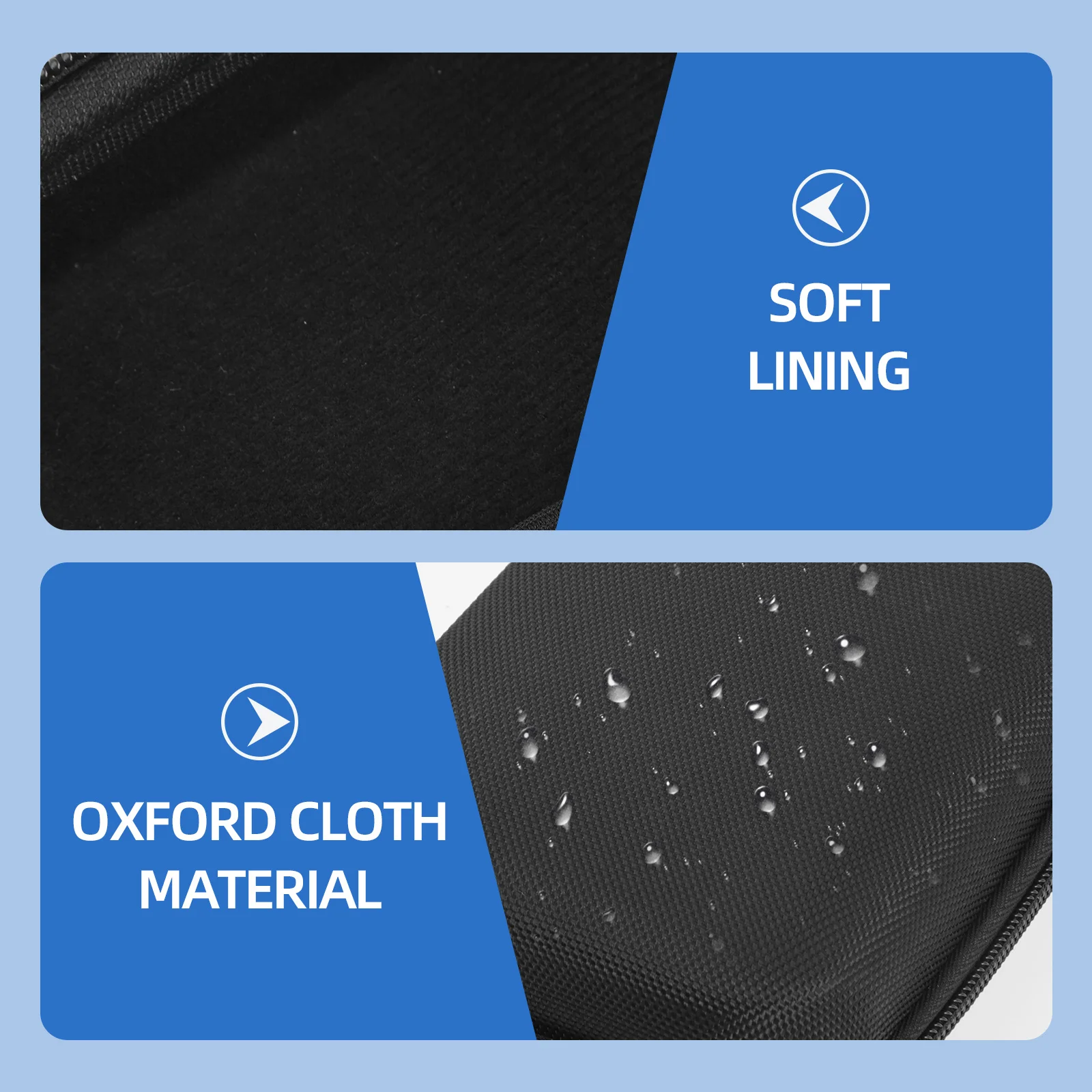 

Portable Electronic Storage Bag Oxford Cloth Earphone Organizer Case Zipper Closure Cable Organizer Travel Storage Pouch