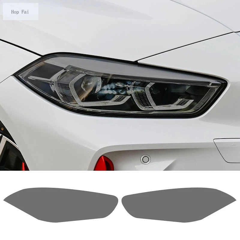 

Smoked Black TPU Sticker Car Headlight Protective Film For BMW F40 F22 F44 F30 F31 G20 F34 F32 F36 F10 G30 F06 F07 F12 F01 G11