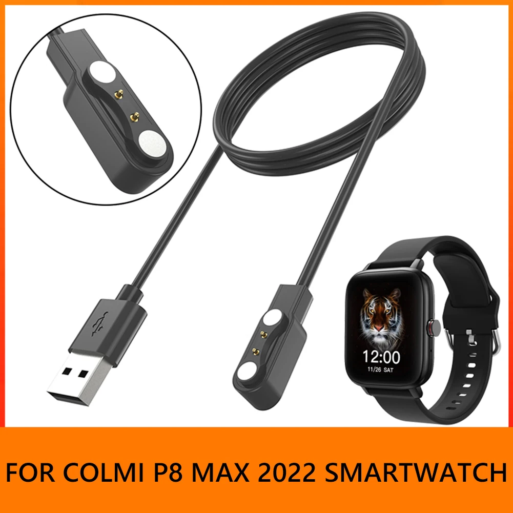 5V 1A Watch Charger Stable Charging Charger Devices 1m Cable Charger Cable Multiple Protection for COLMI P8 MAX 2022 Smartwatch
