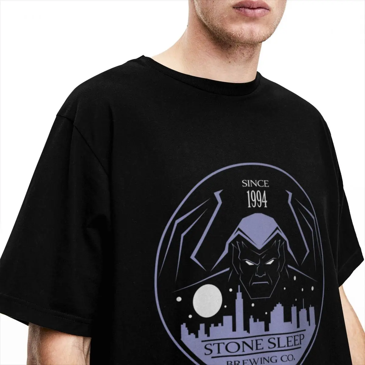 Cartoon Gargoyles Stone Sleep Brewing Goliath for Men Women T Shirts Awesome Short Sleeve Crew Neck T-Shirts Cotton New Arrival