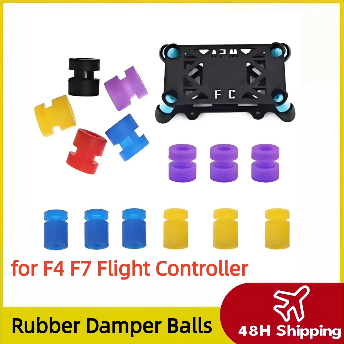 

XFlight Hobby 10 шт. M3 резиновый амортизатор силиконовые демпфирующие шарики для F405 F722 управление полетом для FPV Racing Drone