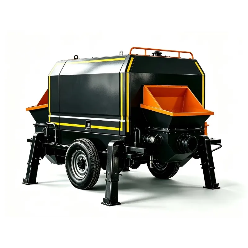 Updated Design Concrete Pump for Concrete Pouring in Municipal Construction Project
