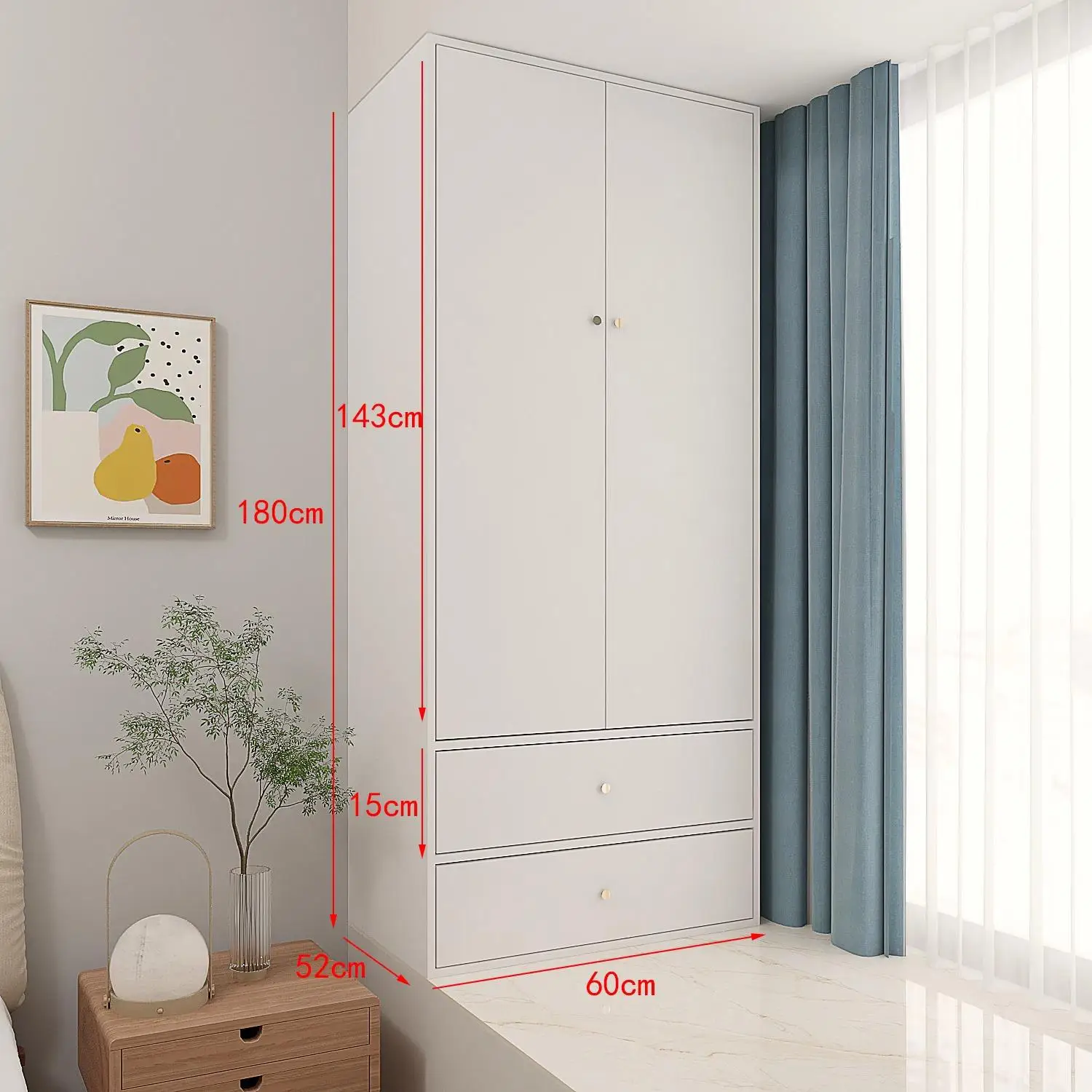 

Dining Armable Wardrobe Makeup Shelves Minimalist Modern Modular Cheap Wardrobe Garden Small Wooden Guarda Roupa Home Furniture