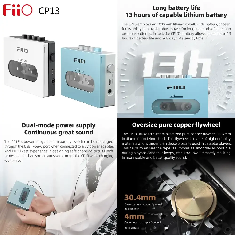 Fiio CP13 Cassette Player -AliExpress