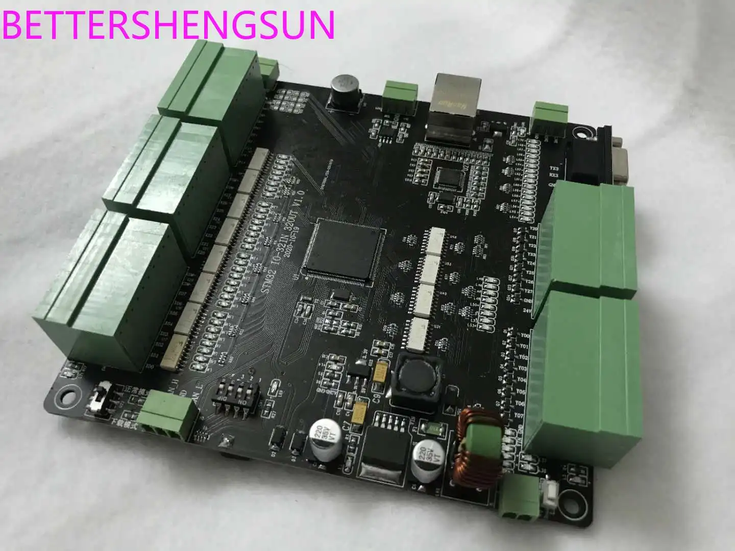 STM32 I/O Board 32 Input 32 Output/4 Motor 485/232/Can/Network Port/RTC/4AD/2DA