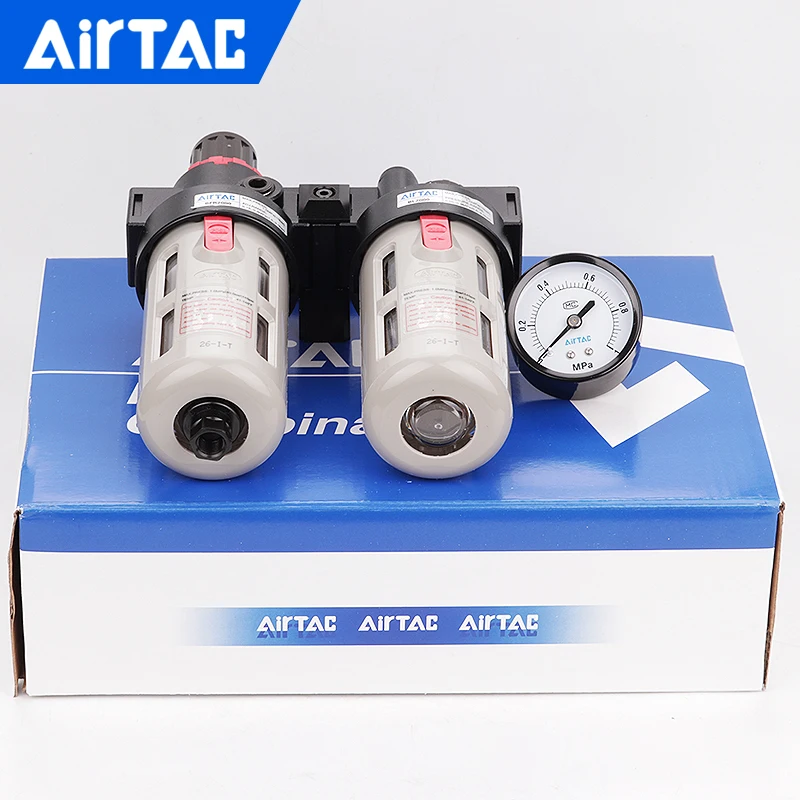 AirTac Original Genuine Two-piece Pressure Regulating Filter Air Source Processor BFC3000 Series