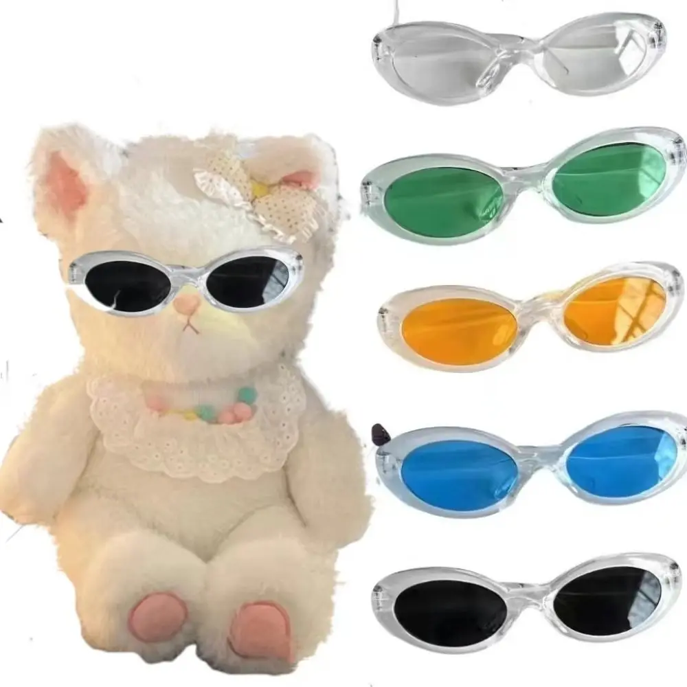 Gafas de muñeca coloridas y geniales, gafas de sol BJD de nuevo diseño a la moda, accesorios de fotografía en miniatura para muñeca de 20cm