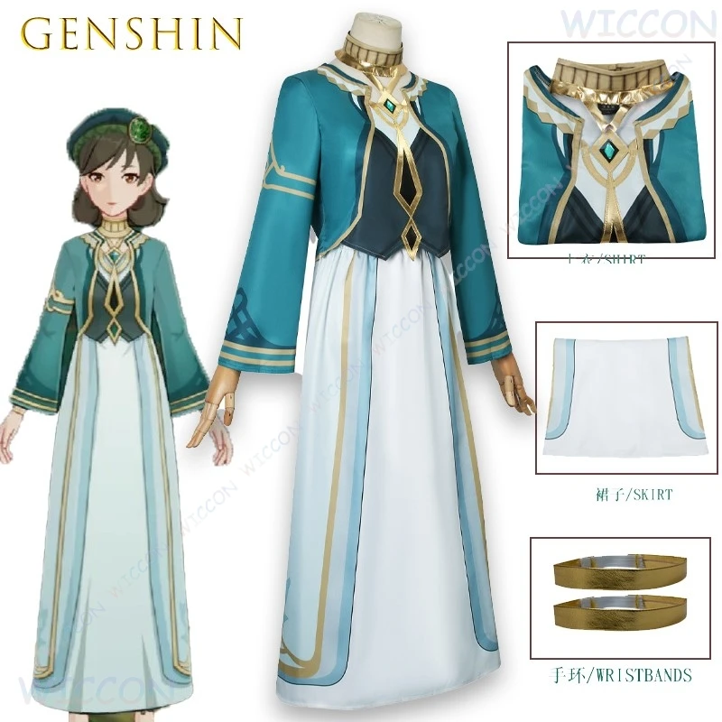 

‌‌‌‌‌‌‌‌‌‌‌‌‌‌Genshin Impact Akademiya Uniform Sumeru Scholar Cosplay Costume Outfit Alhaitham Cyno NPC Robe Anime Game Officia‌