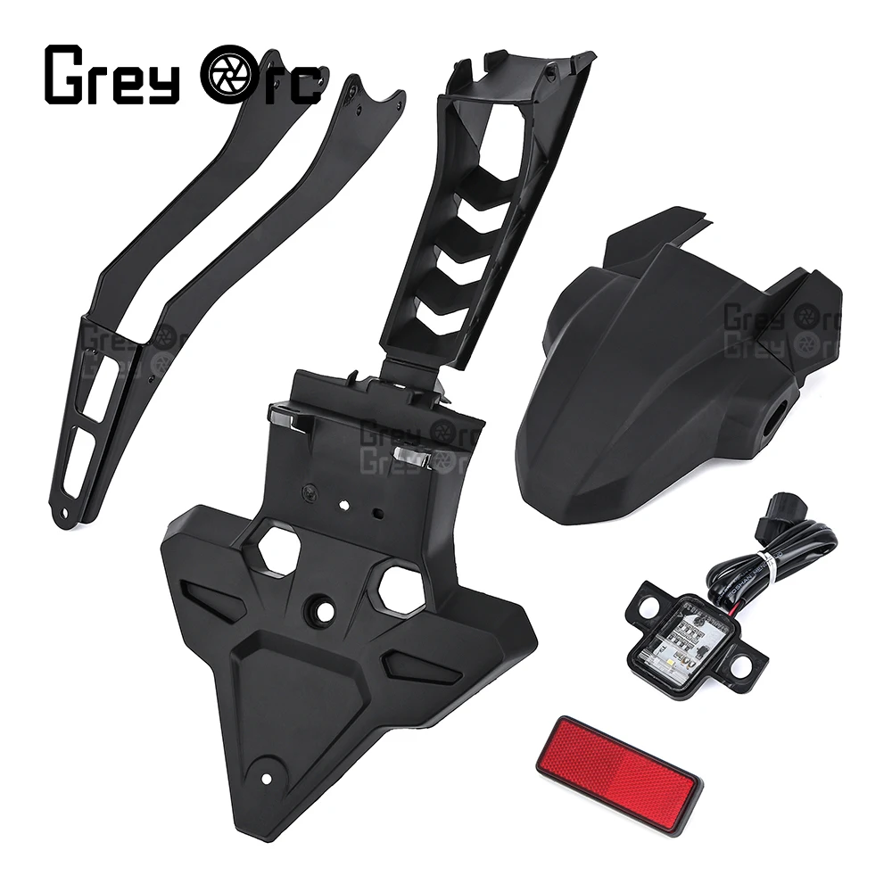 Para 2017-2020 honda cbr1000 rr 2018 2019 traseiro fender placa de identificação luz quadro suporte cbr 1000 cbr1000rr