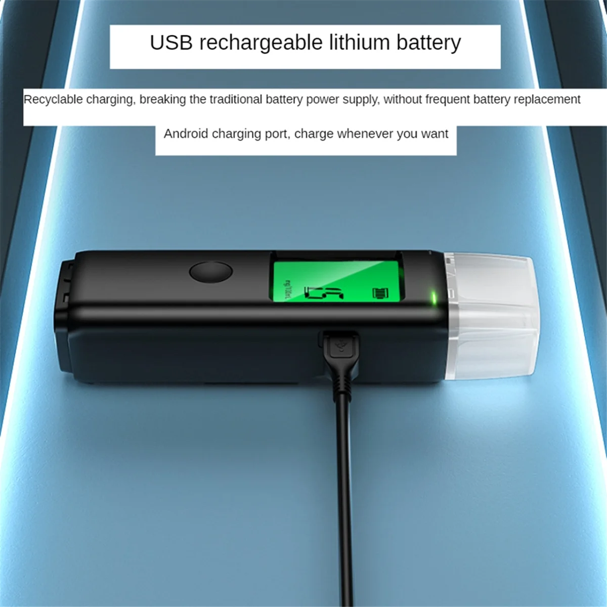Перезаряжаемый алкотестер, портативный алкотестер для индивидуальных людей и дома, тестер перевода вождения пьяным языком