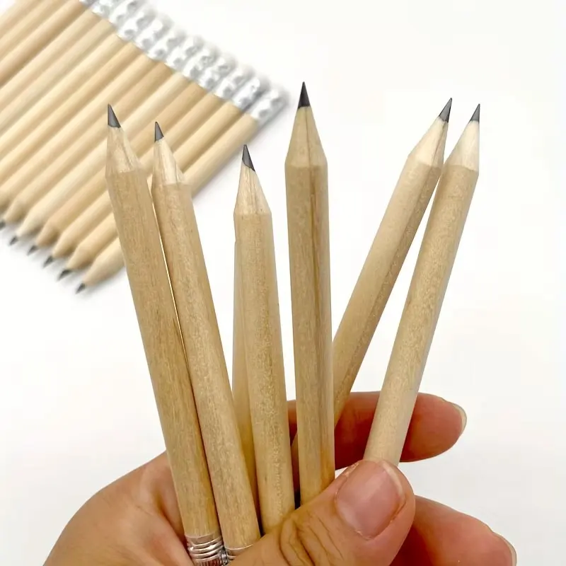 180Pcs/200Pcs/300Pcs Personalized Custom Wooden Pencils - Personalized Engraving, Perfect for Back-To-School Season, Ideal for Wedding Favors, Guest Gifts - Bulk Order with Company Logo for Class Events, Hotel Souvenir