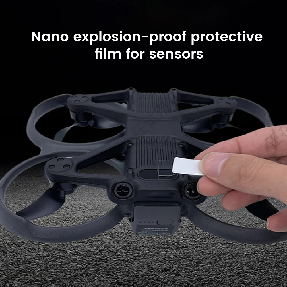 غشاء واقي لمستشعر مضاد للخدش ، أغشية حماية نانو لـ DJI Avata 2 ، إكسسوارات الطائرات بدون طيار ، غشاء مقسى للنظارات الواقية 3