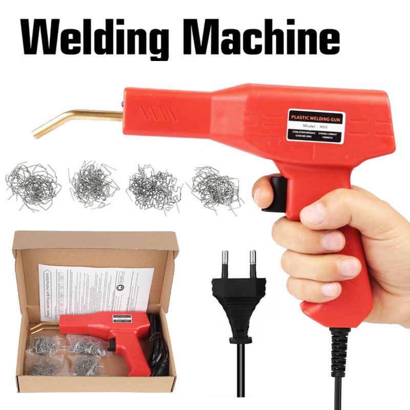  2025 Hot New Plastic Welder Welding Machine Car Bumper Soldering Gun 4 Types Staples for Bumper/Kayak/Plastic Product Repairs 