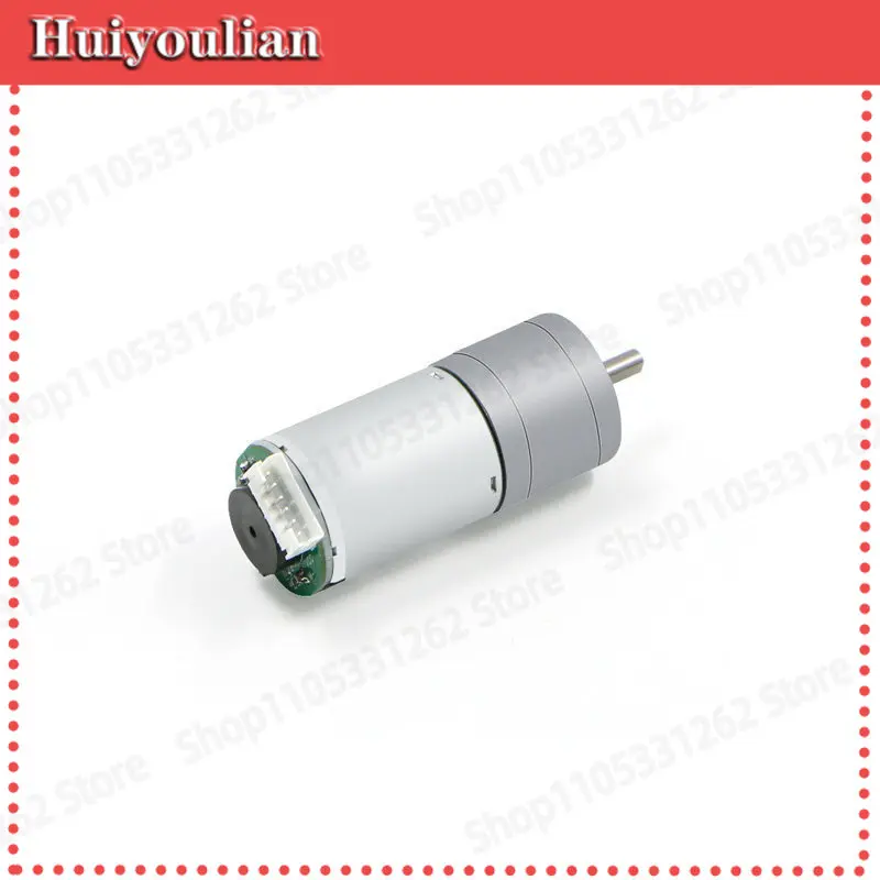 Industrial High Precision Miniature DC Geared Motor with Hall Encoder AB 500 Line GMR Metal Gear MG370 for Robot Smart Car
