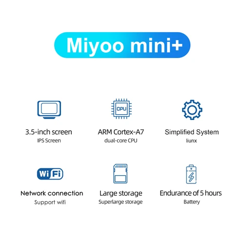 Imagen 2 del producto Consola de juegos portátil MIYOO Mini Plus Retro V4 Mini + pantalla IPS de 3,5 pulgadas consola de vídeo portátil clásica reproductor de sistema Linux regalos