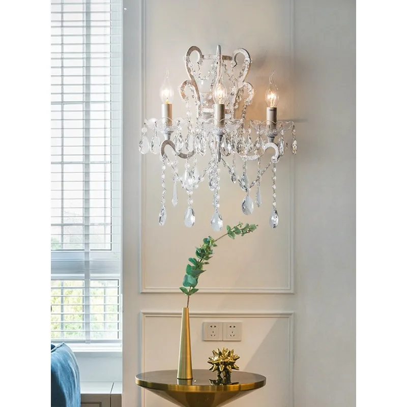 American country wall lamp, living room wall aisle bedroom bedside lamp